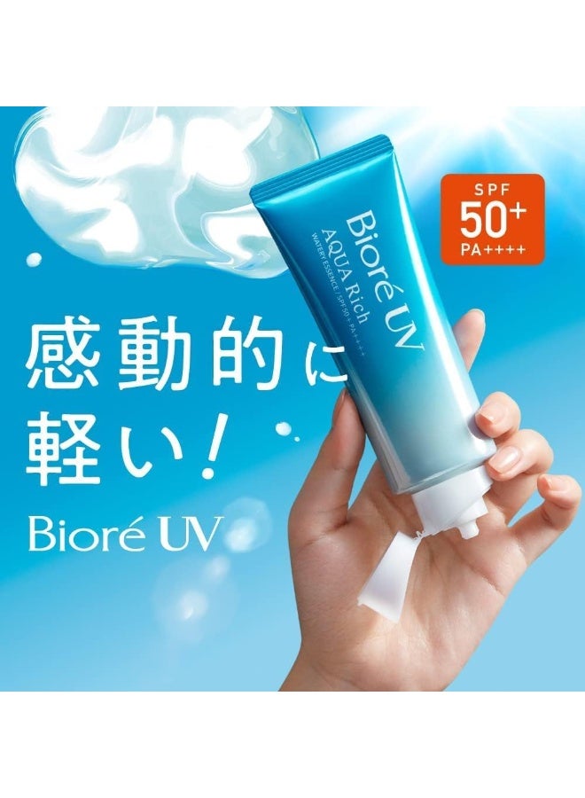 Biore UV Aqua Rich Watery Essence SPF50+ Pack of 3 - Image 2